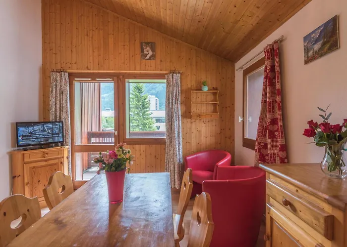 2 Pièces à Chamonix, Vue Mont-blanc, Animaux Admis, Parking - Fr-1-517-26 Appartement